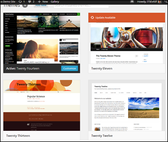 Manage Themes ‹ NetON WordPress Demo Site — WordPress