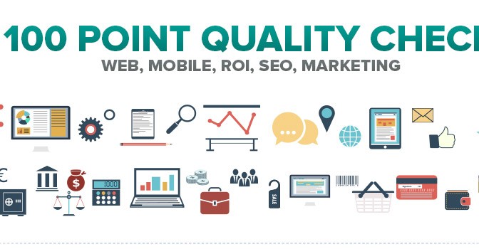 100 point website check for Website, mobile, roi, seo and marketing