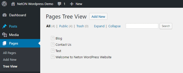 tree-view-pages